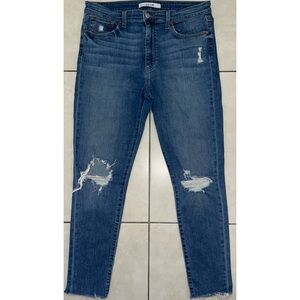 Joe's Blue Distressed Skinny Jeans